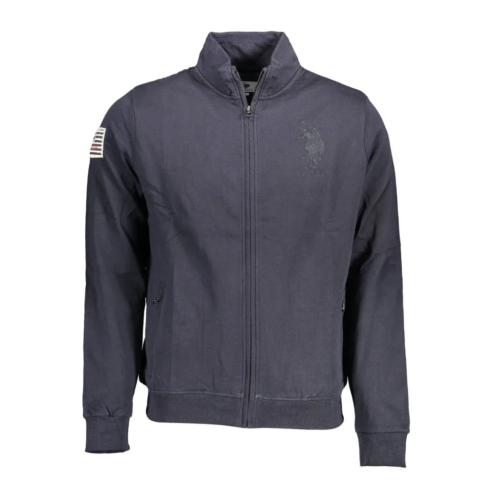 U.S. POLO ASSN. Blue Cotton Men Sweatshirt - Zeiniez