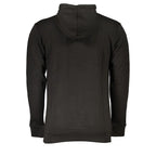 Cavalli Class Black Cotton Men's Hooded Sweatshirt - Zeiniez