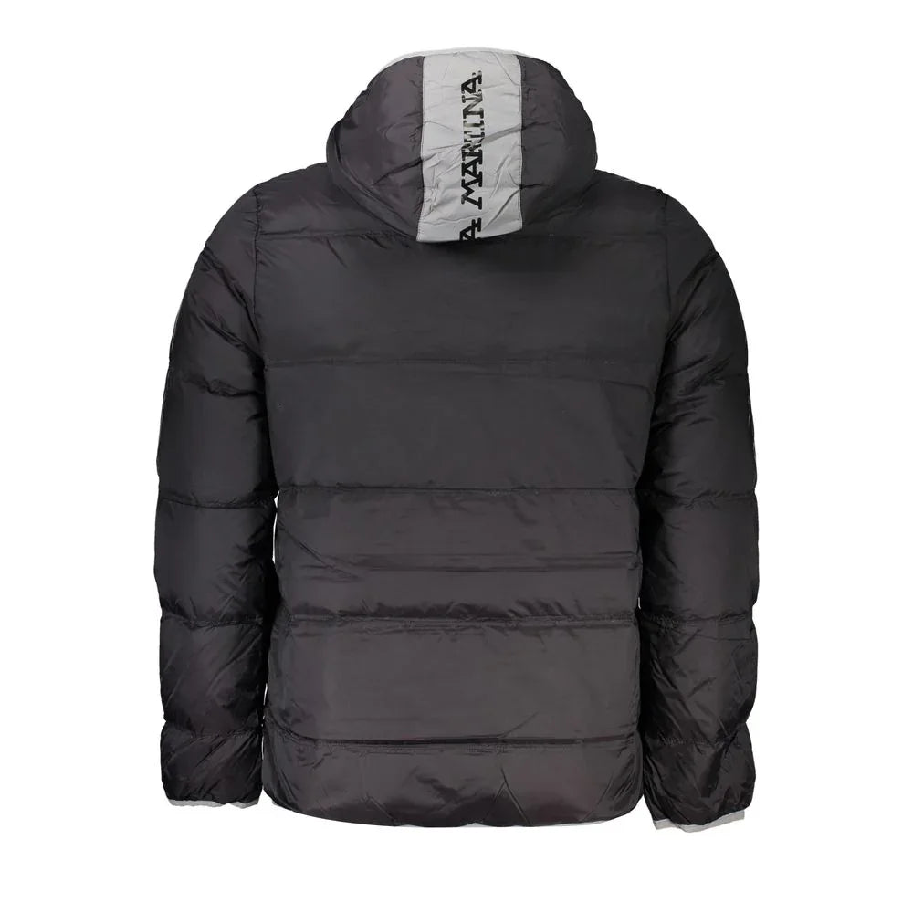 La Martina Black Polyamide Men Jacket - Zeiniez