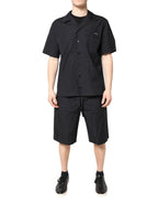 Dolce & Gabbana Black Cotton Men Pajama Set Sleepwear - Zeiniez