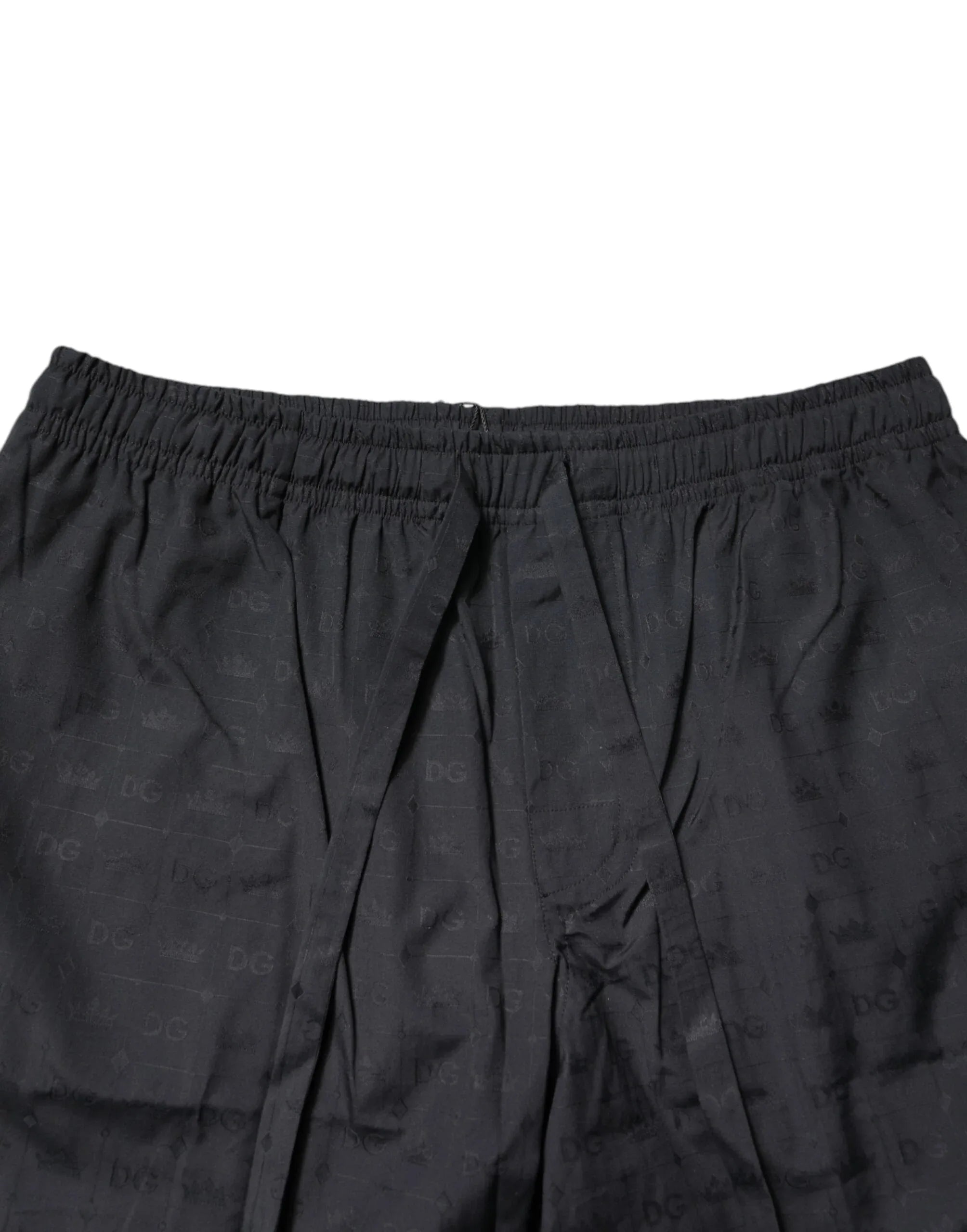 Dolce & Gabbana Black Cotton Men Pajama Set Sleepwear - Zeiniez