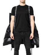 Dolce & Gabbana Black Nylon Full Zip Hooded Parka Jacket - Zeiniez