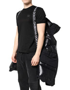 Dolce & Gabbana Black Nylon Full Zip Hooded Parka Jacket - Zeiniez