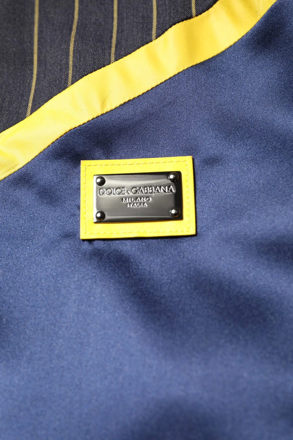 Dolce & Gabbana Black Striped Logo Full Zip Bomber Jacket - Zeiniez