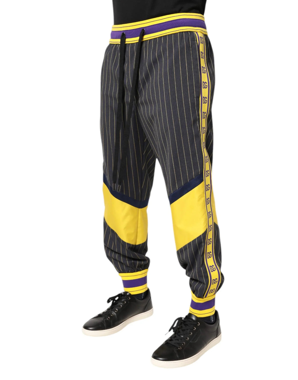 Dolce & Gabbana Multicolor Cotton Men Jogger Pants - Zeiniez