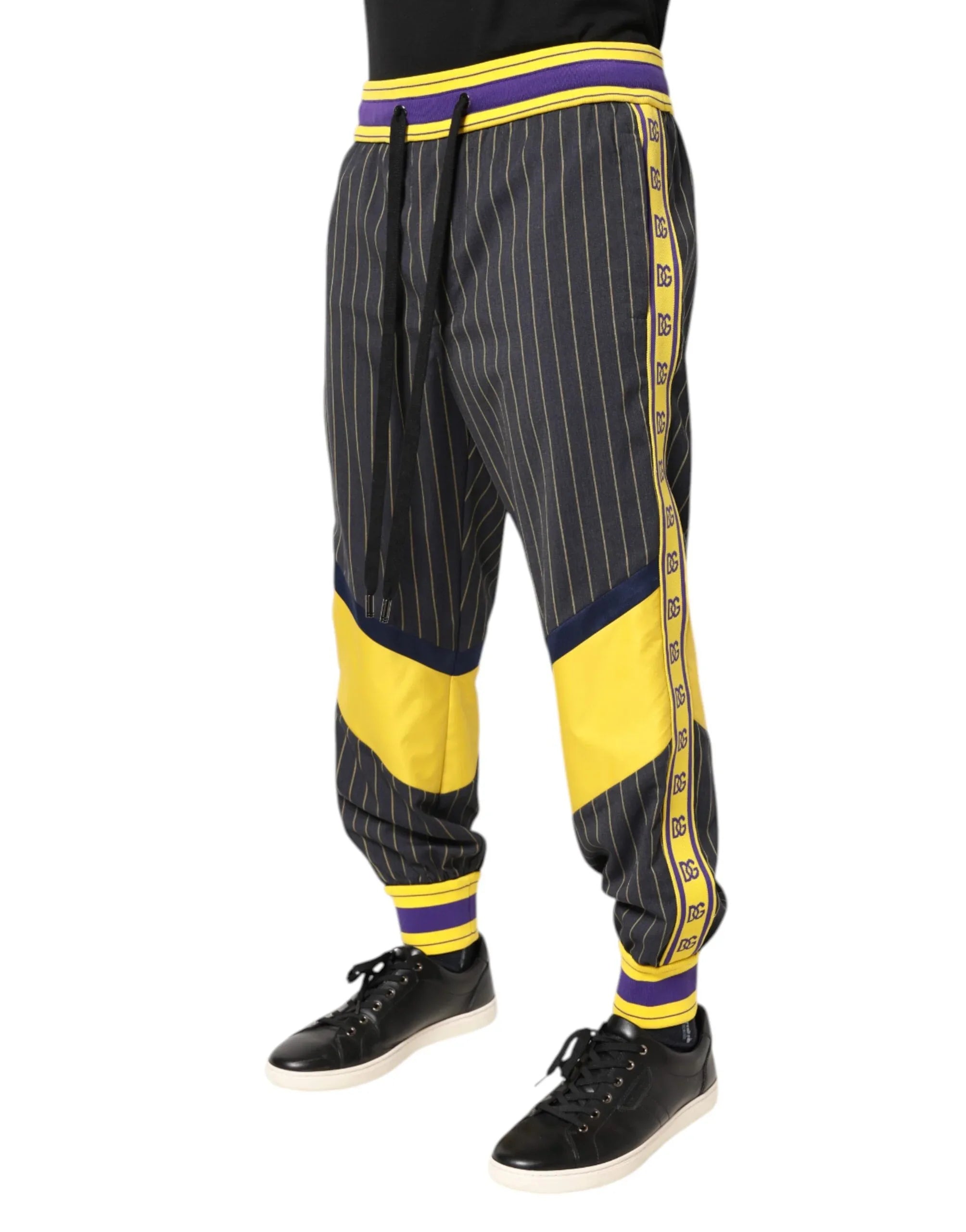 Dolce & Gabbana Multicolor Cotton Men Jogger Pants - Zeiniez