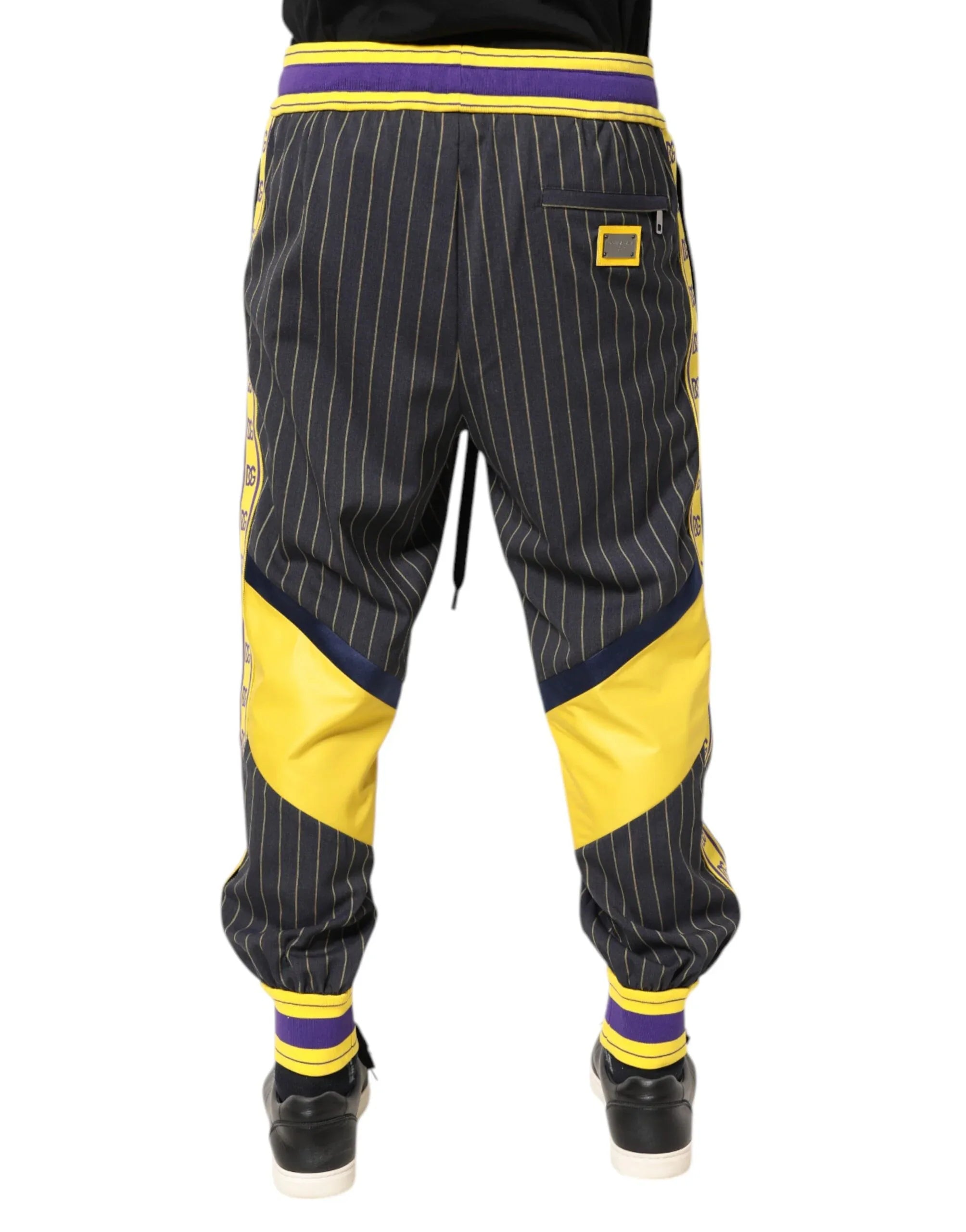 Dolce & Gabbana Multicolor Cotton Men Jogger Pants - Zeiniez