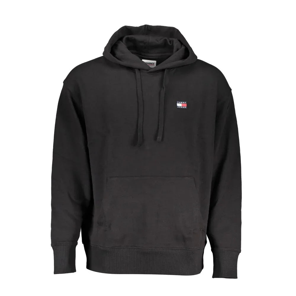 Tommy Hilfiger Black Cotton Men's Hoodie - Zeiniez
