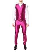 Dolce & Gabbana Pink SICILIA Double Breasted 3 Piece Suit - Zeiniez