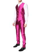 Dolce & Gabbana Pink SICILIA Double Breasted 3 Piece Suit - Zeiniez