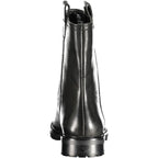Ralph Lauren Black Leather Women Ankle Boot - Zeiniez