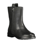 Ralph Lauren Black Leather Women Ankle Boot - Zeiniez