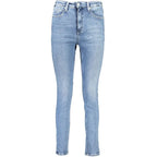 Calvin Klein Azzurro Cotton Women's Skinny Jean - Zeiniez