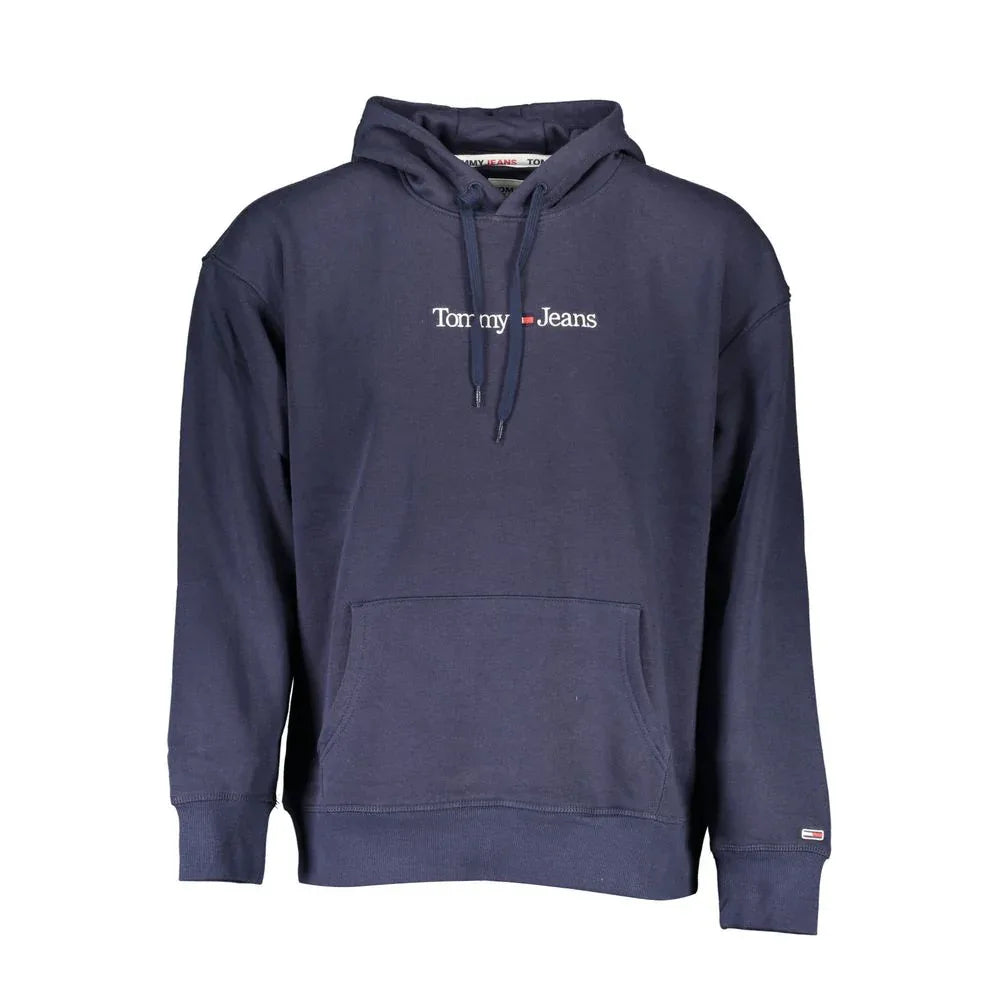 Tommy Hilfiger Blue Cotton Men's Sweatshirt Hoodie - Zeiniez