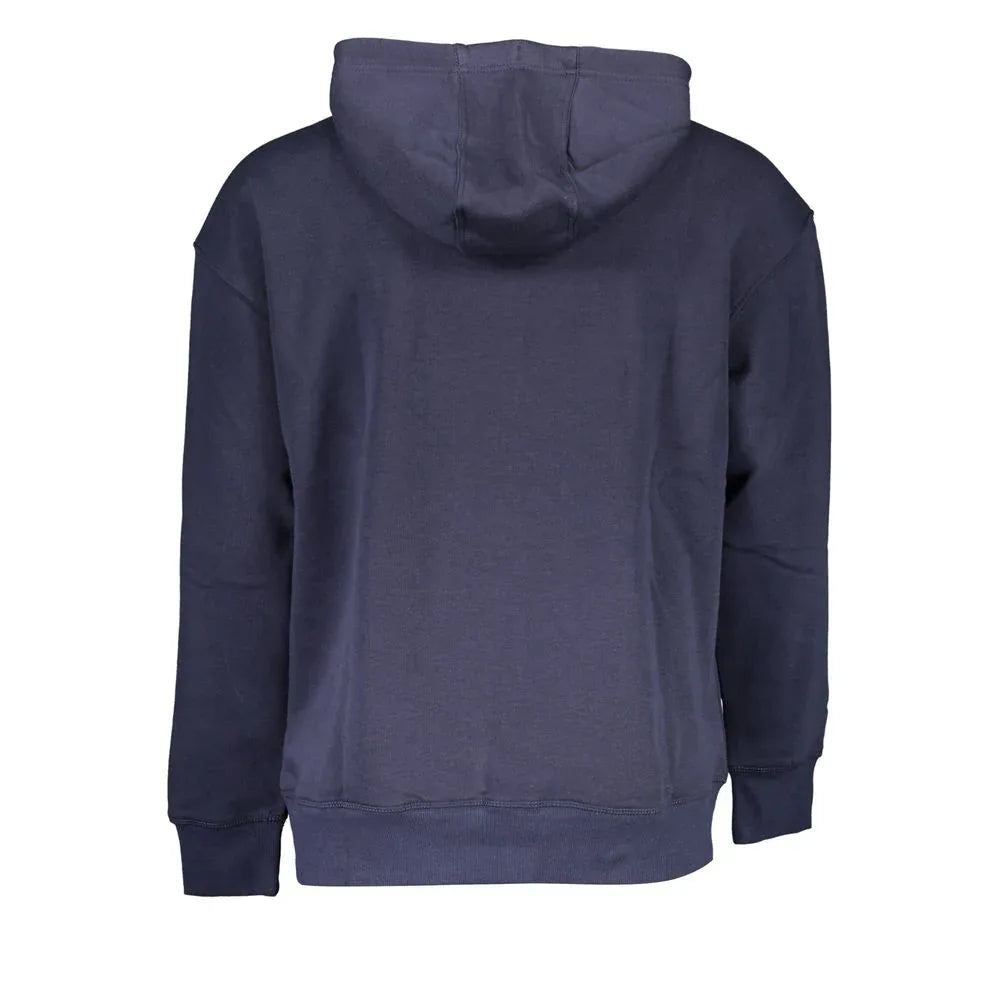Tommy Hilfiger Blue Cotton Men's Sweatshirt Hoodie - Zeiniez