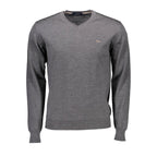 Harmont & Blaine Grigio Wool Mens Sweater - Zeiniez