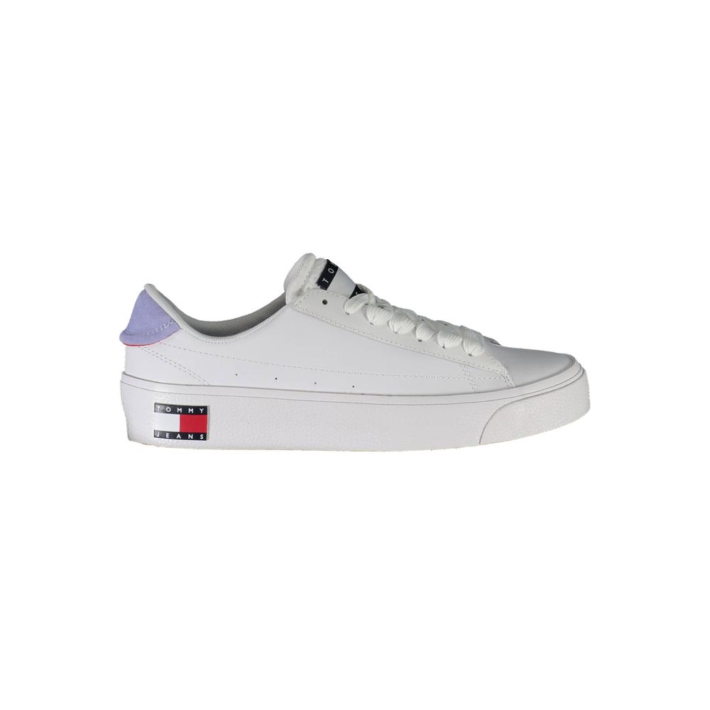 Tommy Hilfiger White Polyester Women Sneaker - Zeiniez