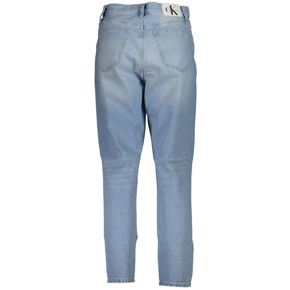 Calvin Klein Azzurro Cotton Woman Jeans - Zeiniez