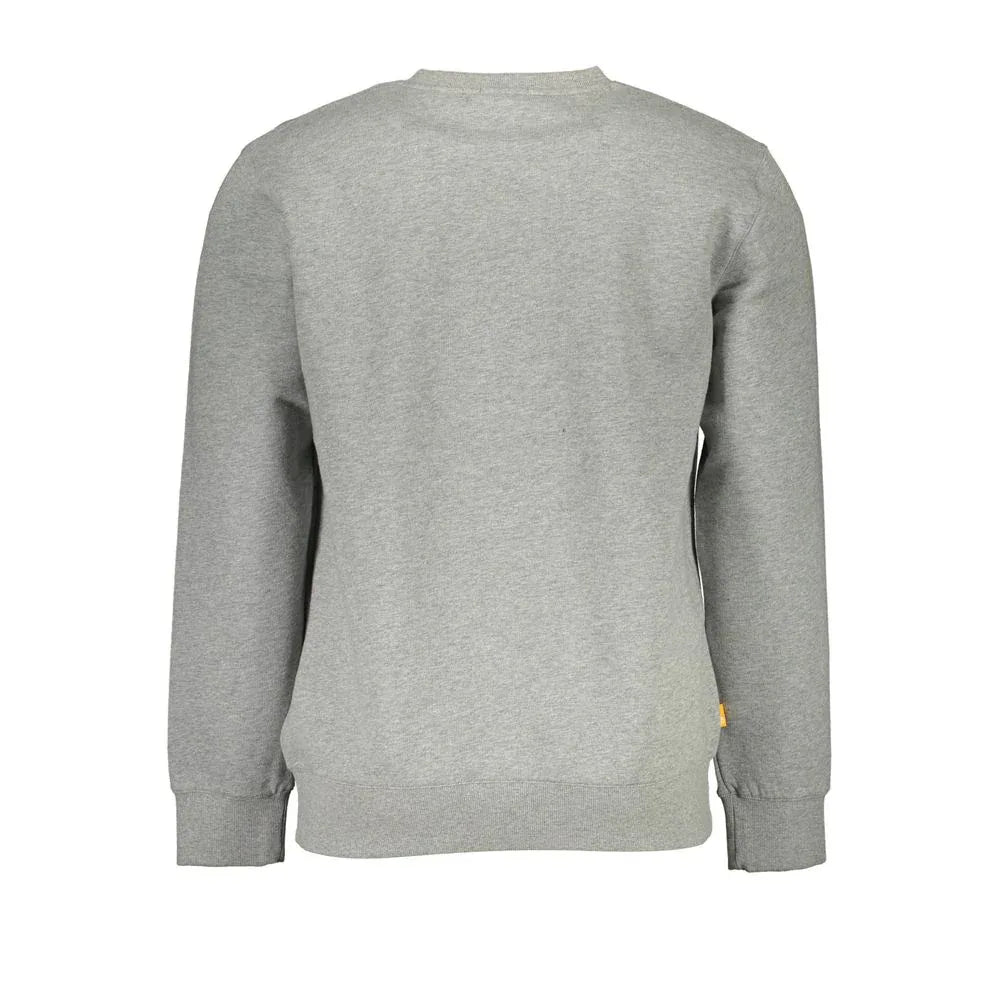 Timberland Gray Organic Cotton Men's Sweatshirt - Zeiniez