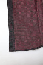 Dolce & Gabbana Maroon Jacquard Cotton GOLD Men Dress Shirt - Zeiniez