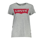 Levi's Grigio Cotton Women T-Shirt - Zeiniez