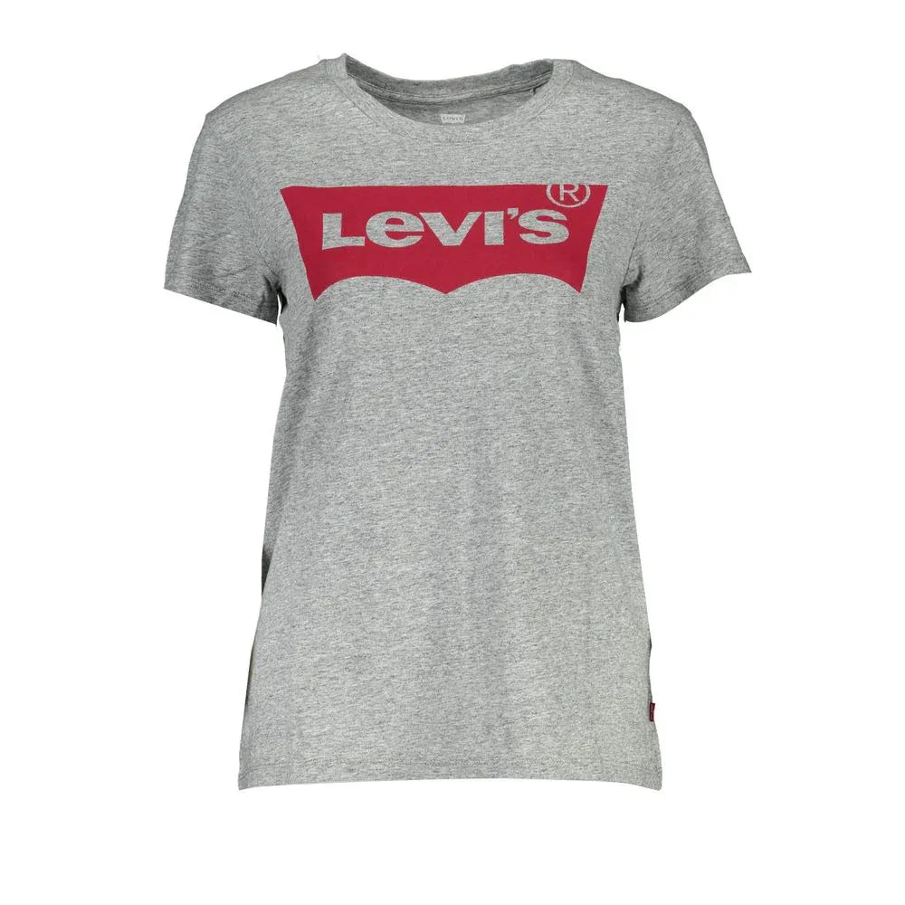 Levi's Grigio Cotton Women T-Shirt - Zeiniez