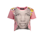 Desigual Rosa Cotton Women T-Shirt - Zeiniez