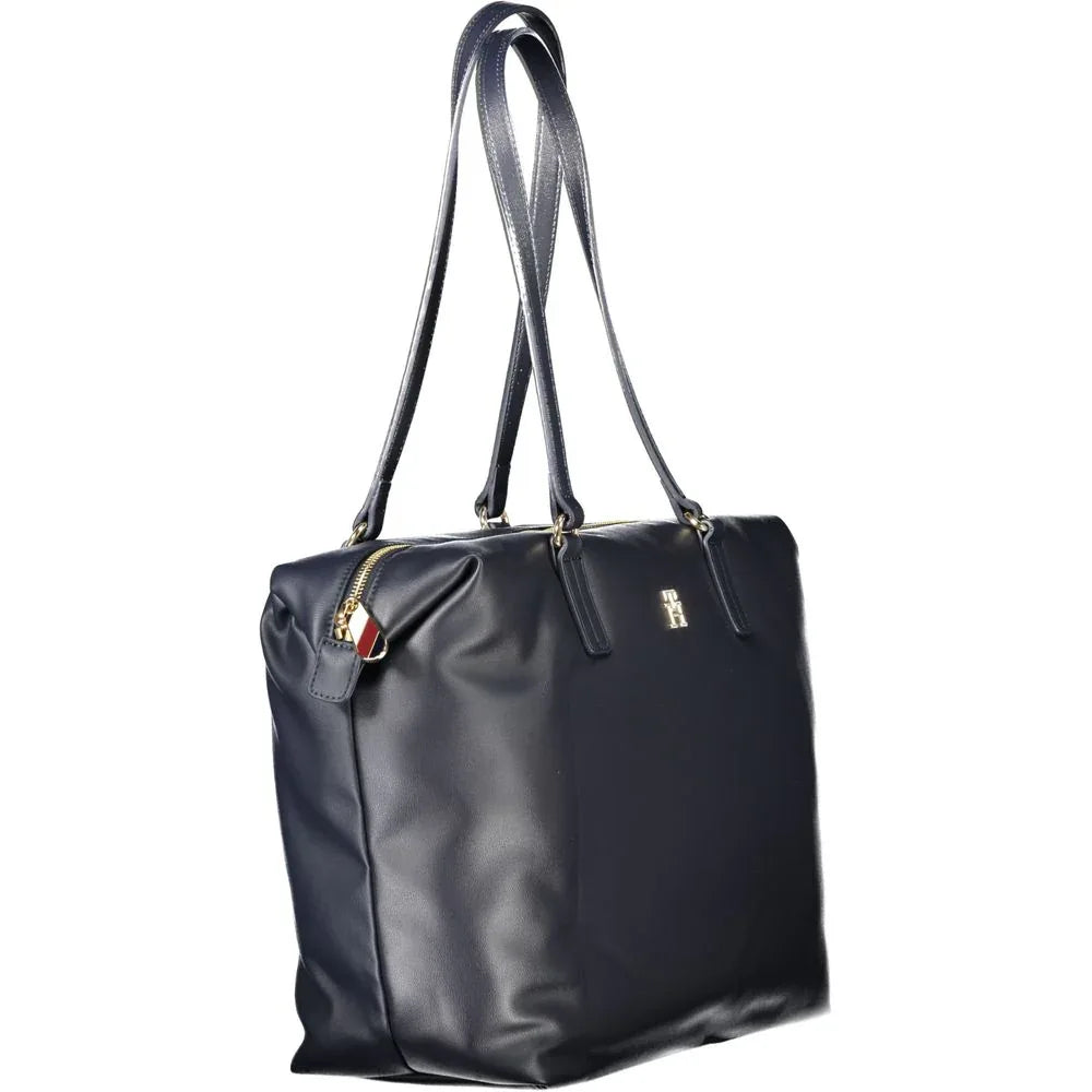 Tommy Hilfiger Blue Polyester Women Shoulder Bag - Zeiniez