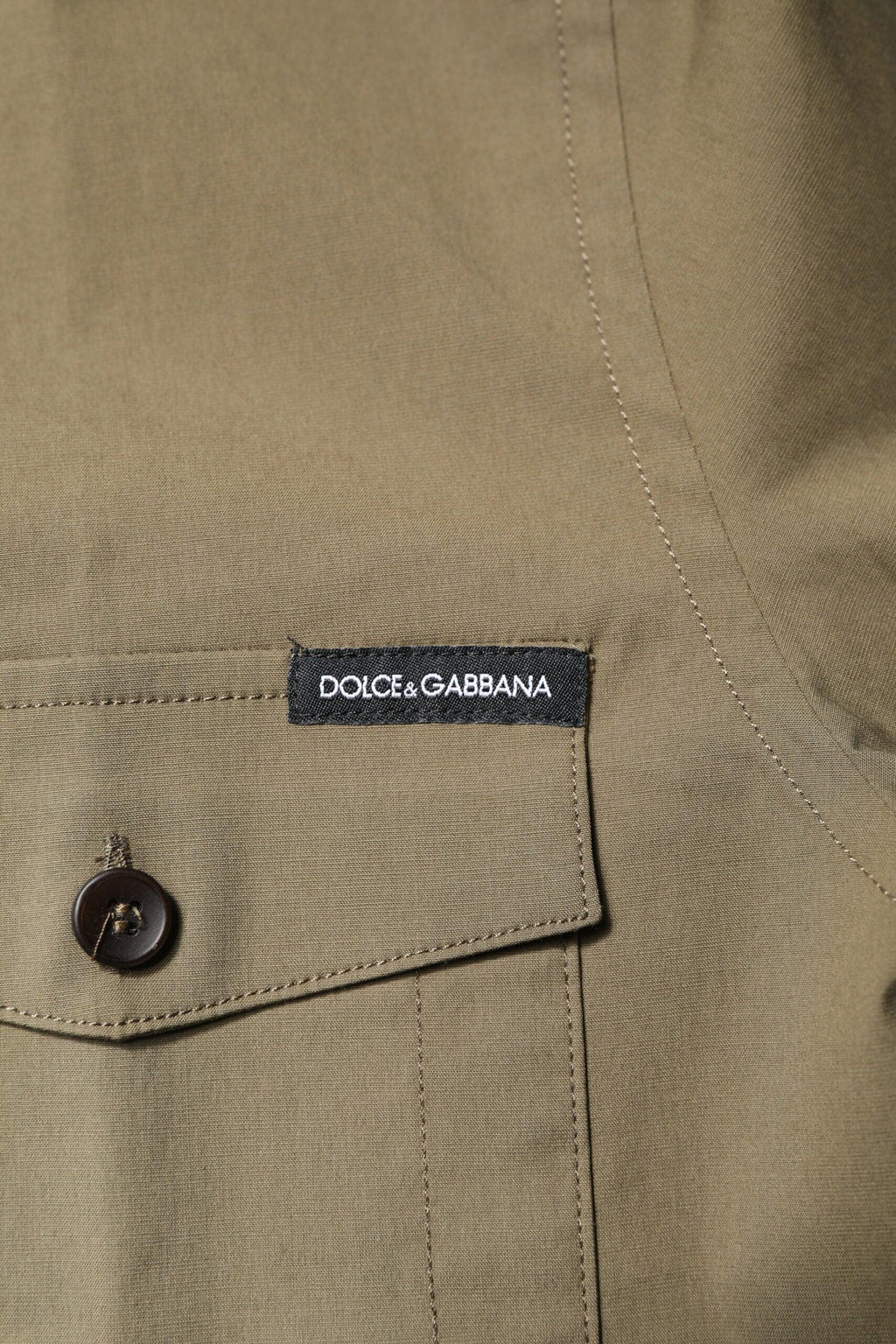 Dolce & Gabbana Brown Cotton Stretch Casual Long Sleeves Shirt - Zeiniez