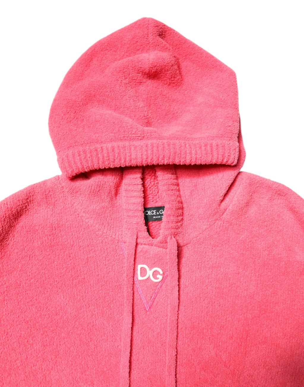 Dolce & Gabbana Red Cotton Knit Hooded Men Pullover Sweater - Zeiniez