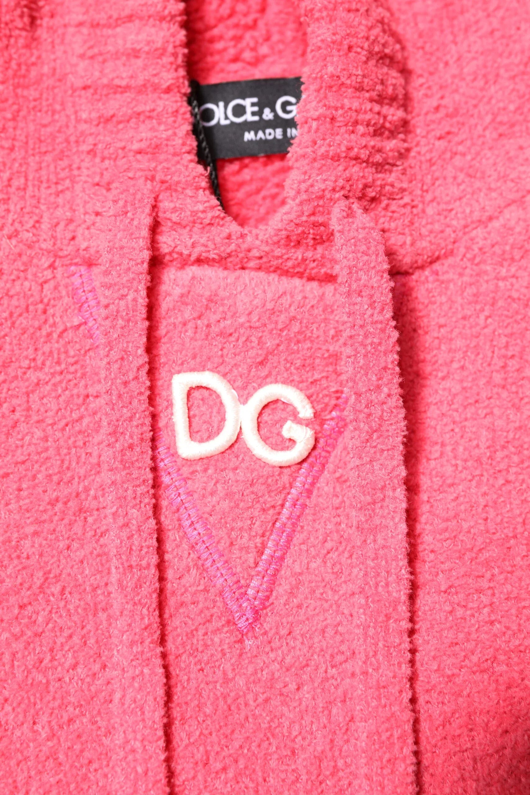 Dolce & Gabbana Red Cotton Knit Hooded Men Pullover Sweater - Zeiniez