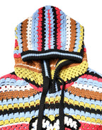 Dolce & Gabbana Multicolor Cotton Hooded Pullover Sweater - Zeiniez