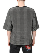 Dolce & Gabbana Black White Graphic Print Short Sleeve T-shirt - Zeiniez