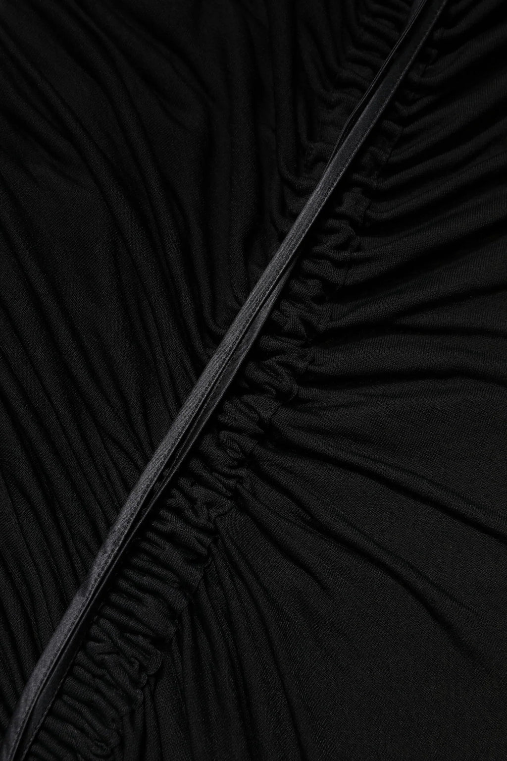 Dolce & Gabbana Black Mesh Trim Bodycon Long Sheath Dress - Zeiniez