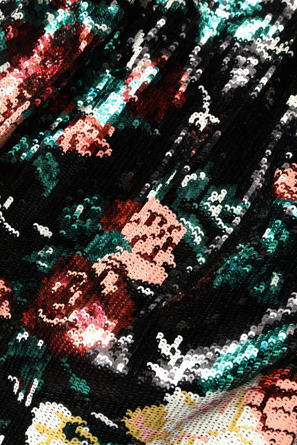 Dolce & Gabbana Black Floral Sequin Sleeveless Sheath Dress - Zeiniez