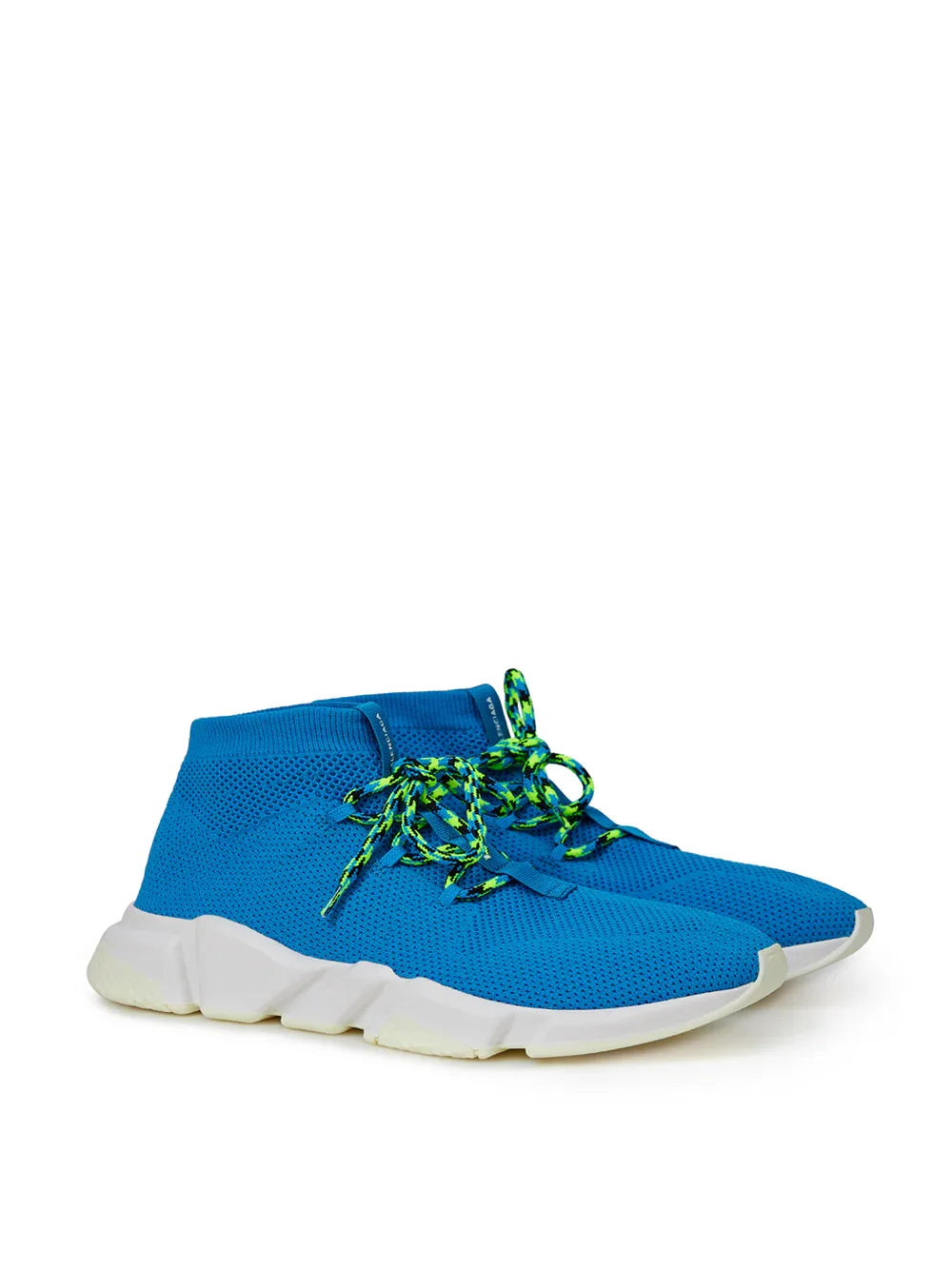 Balenciaga Blue Cotton Athletic Sneakers - Zeiniez