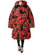 Dolce & Gabbana Multicolor Floral Full Zip Padded Jacket - Zeiniez