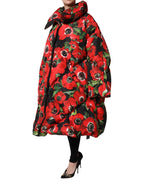 Dolce & Gabbana Multicolor Floral Full Zip Padded Jacket - Zeiniez