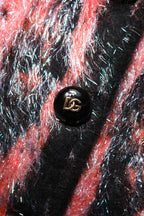 Dolce & Gabbana Red Mohair Wool Button Down Cardigan Sweater - Zeiniez