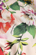 Dolce & Gabbana Multicolor Floral High Waist Straight Pants - Zeiniez