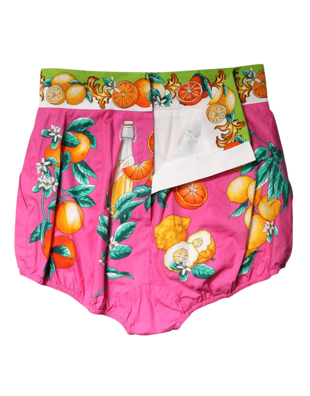 Dolce & Gabbana Pink Printed High Waist Hot Pants Shorts - Zeiniez