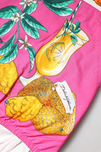 Dolce & Gabbana Pink Printed High Waist Hot Pants Shorts - Zeiniez