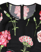Dolce & Gabbana Black Floral Long Sleeve Women Blouse Top - Zeiniez