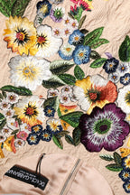 Dolce & Gabbana Beige Floral Embroidery Sleeveless Tank Top - Zeiniez