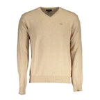 La Martina Beige Lyocell Men's Sweater - Zeiniez