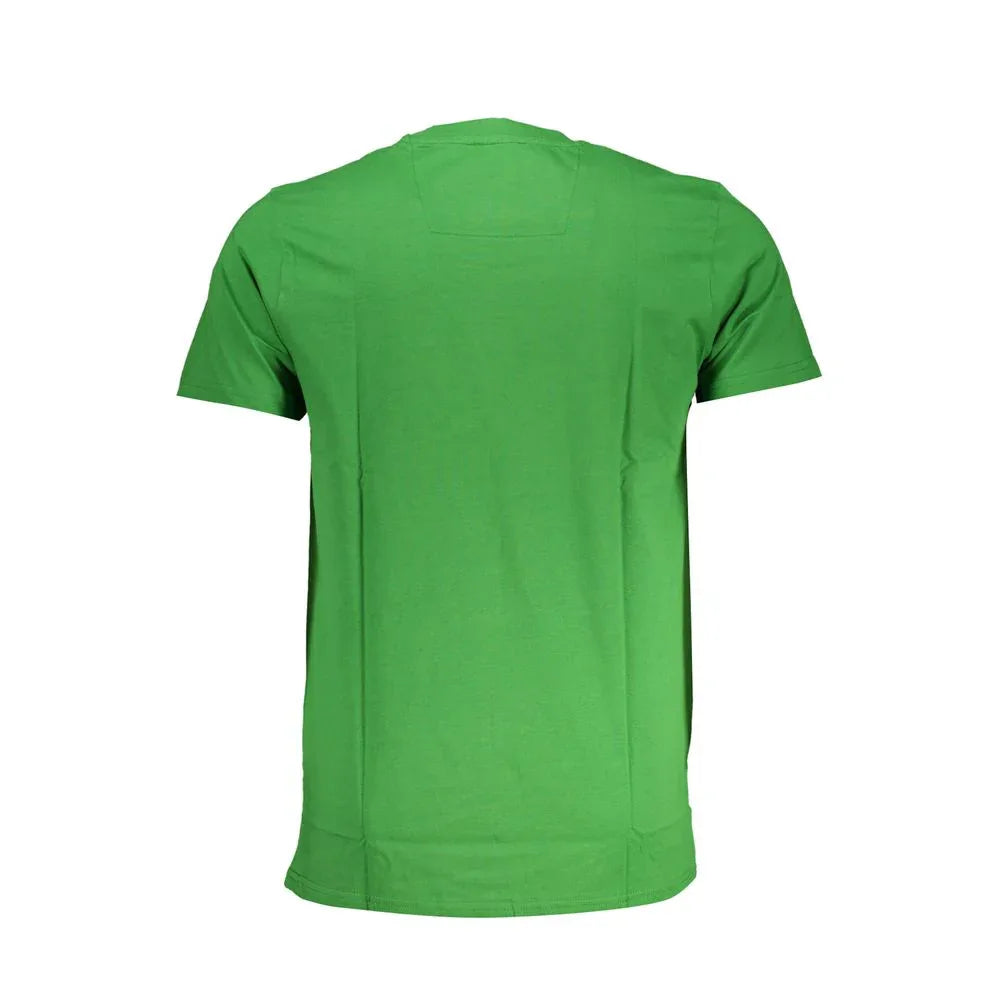 Cavalli Class Verde Cotton Men T-Shirt - Zeiniez