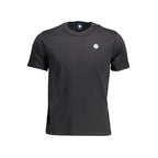 North Sails Black Cotton Men's T-Shirt - Zeiniez