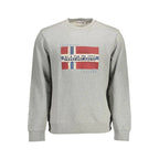 Napapijri Grigio Cotton Men Sweatshirt - Zeiniez
