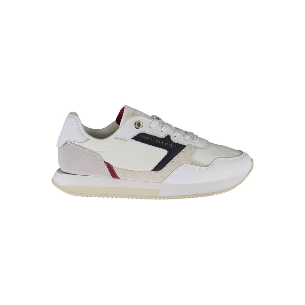 Tommy Hilfiger White Polyester Women Sneaker - Zeiniez