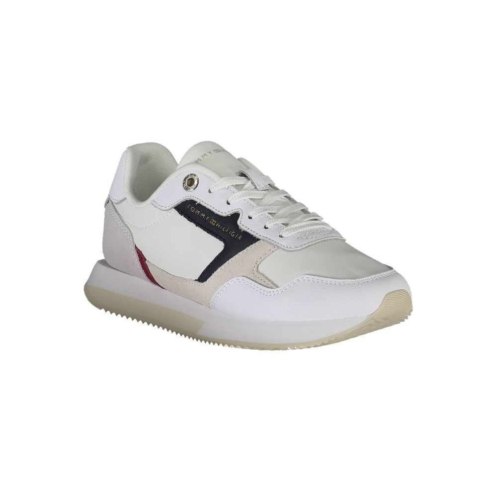 Tommy Hilfiger White Polyester Women Sneaker - Zeiniez